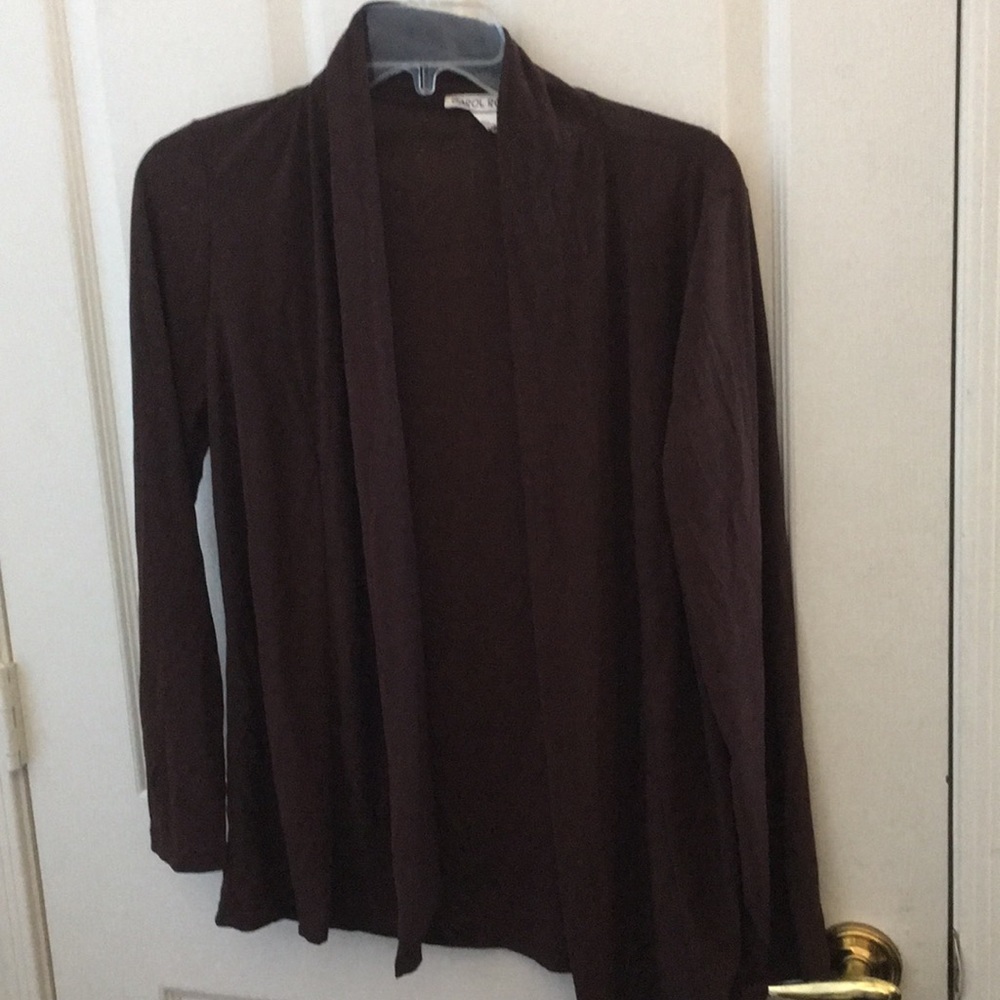 FINAL MARKDOWN Ladies brown carol rose cardigan small